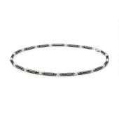 Colier cu perle, terahertz, hematite și argint DiAmanti 254-101-G Colier cu perle, terahertz, hematite și argint DiAmanti 254-101-G